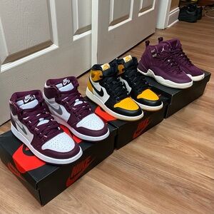 Air Jordan Retro 1 And 12 Women’s Sneaker Bundle Sizes 6.5